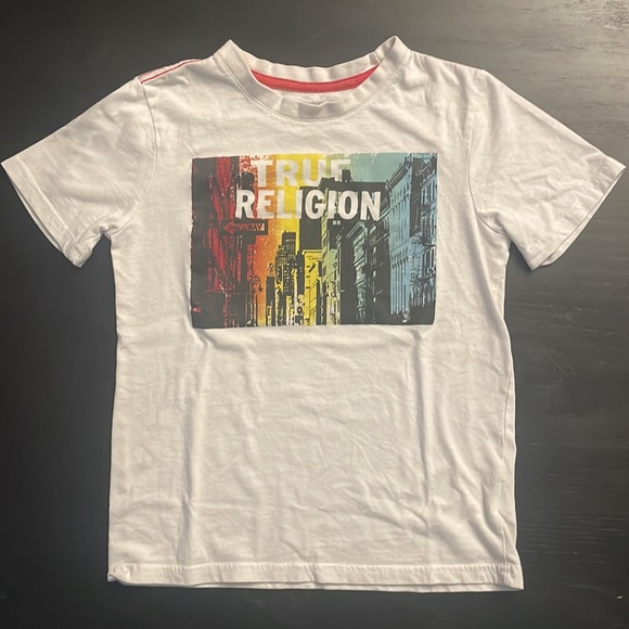 True religion t shirt size 10-12 M - Picture 4 of 4